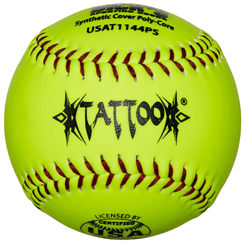 AD Starr Tattoo 44/375 ASA/USA 11" Synthetic Slowpitch Softballs - USAT1144PS – Specs Overview | Smash It Sports