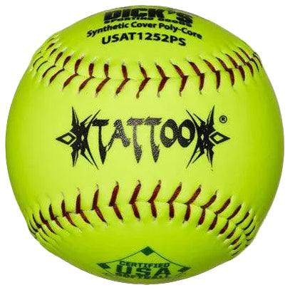 AD Starr Tattoo 52/300 ASA/USA 12" Synthetic Slowpitch Softballs - USAT1252PS – Primary View | Smash It Sports
