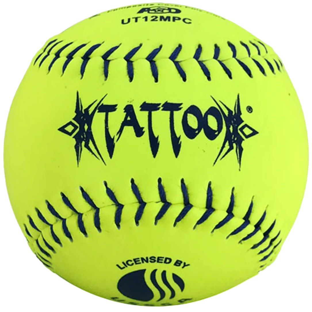 AD Starr Tattoo Classic M 40/325 USSSA 12" Composite Slowpitch Softballs - UT12MPC - Smash It Sports