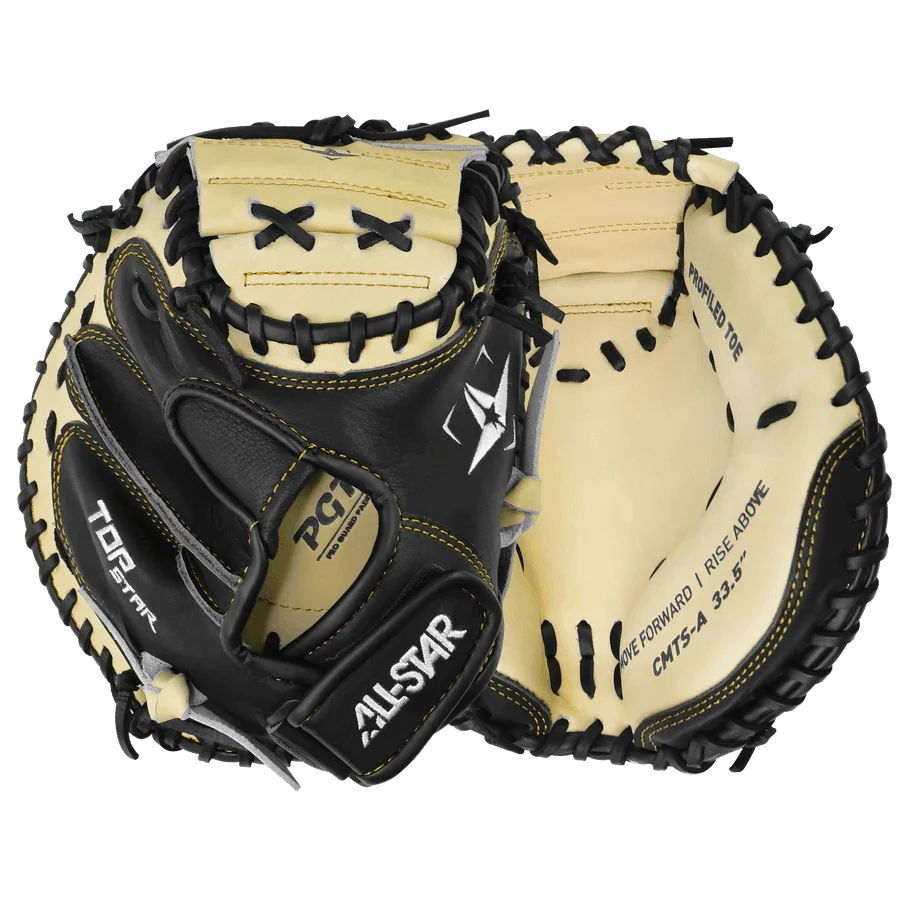 All-Star Top Star Catching Mitt/Glove – Product View | Smash It Sports | leather, pro, pocket
