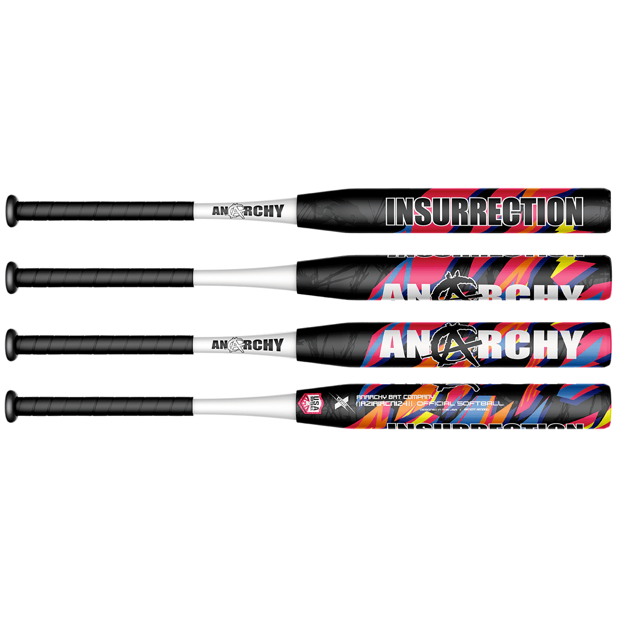 Anarchy Insurrection Limited Edition 2PC 12? 1oz EL ASA/USA Slowpitch Softball Bat A21AIRCN12-1 – Specs Overview | Smash It S