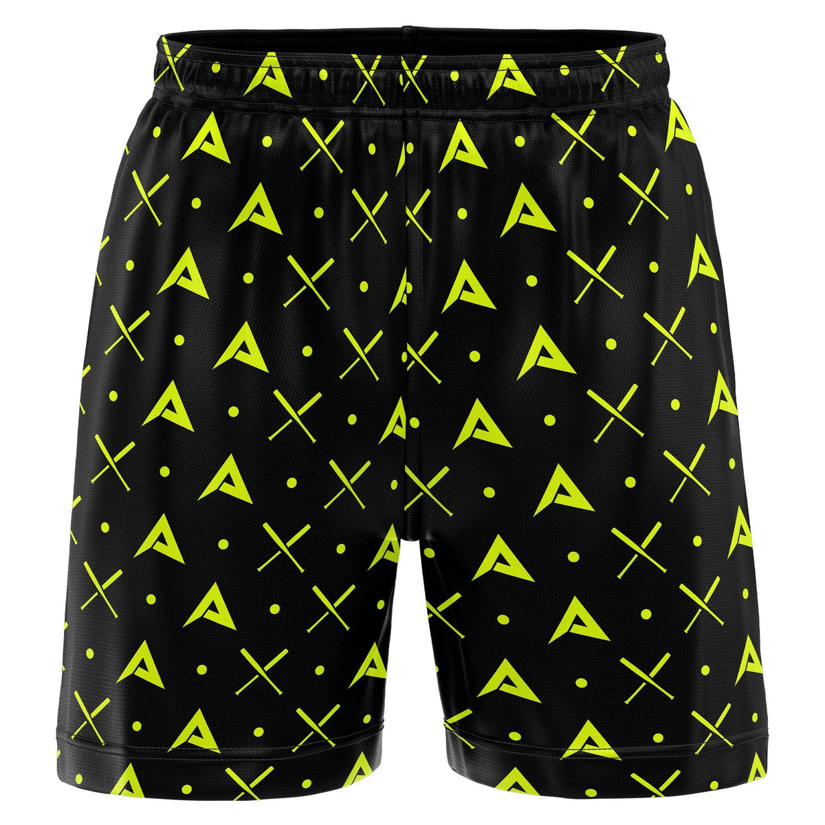 Anarchy Mesh Shorts - Black/Volt – Product View | Smash It Sports | pro