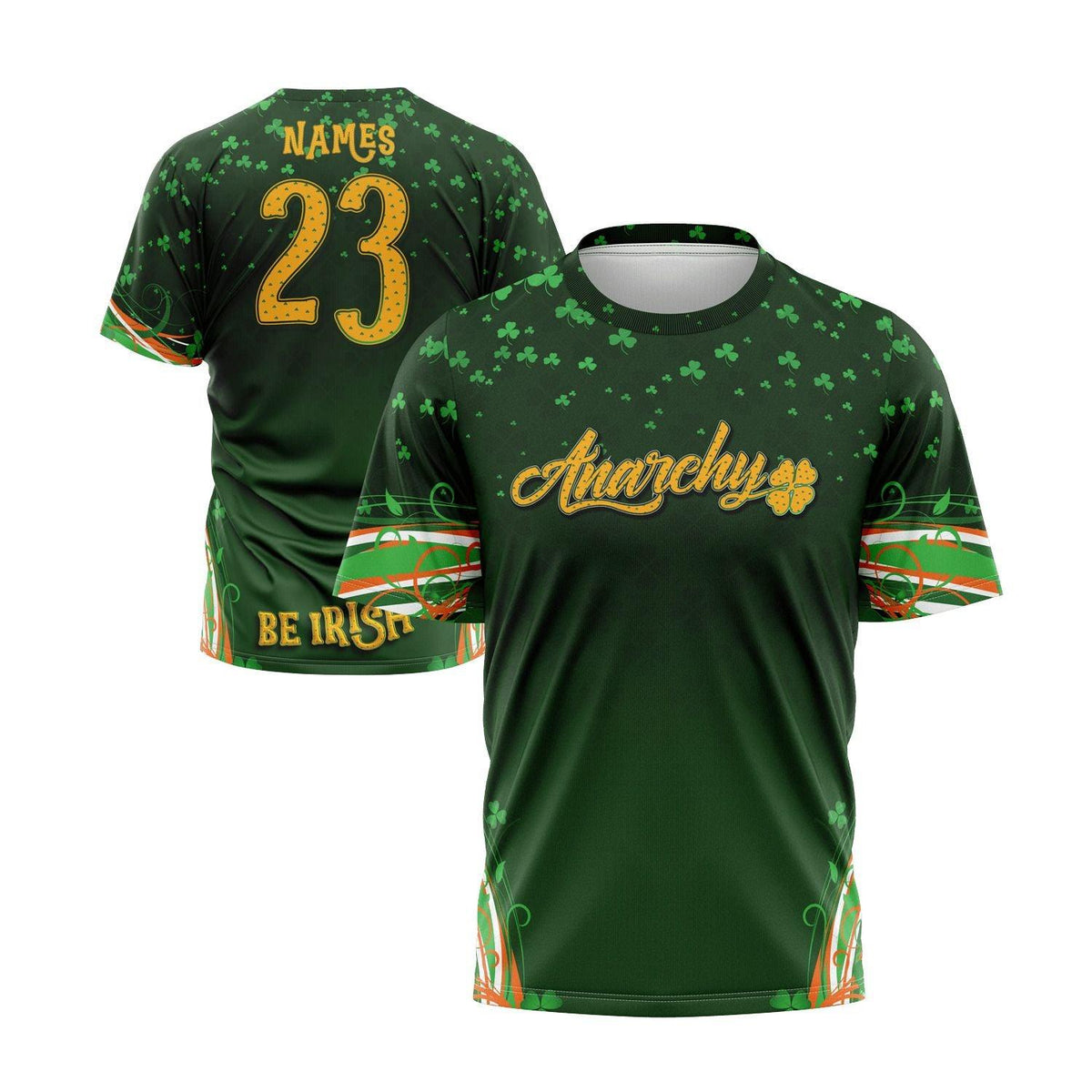 Anarchy St. Patricks Day Short Sleeve Jersey (Customized Buy-In) – Product View | Smash It Sports | pro