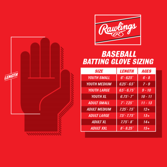 Rawlings Pro Preferred Batting Gloves