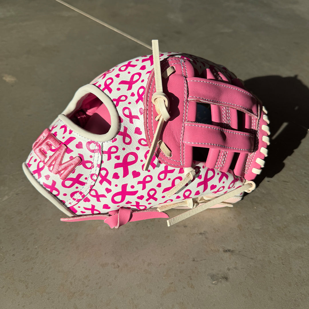Gem Gloves Softball Fielding Glove - GEM084 BCA RIbbons – Product View | Smash It Sports | leather, kip, pro