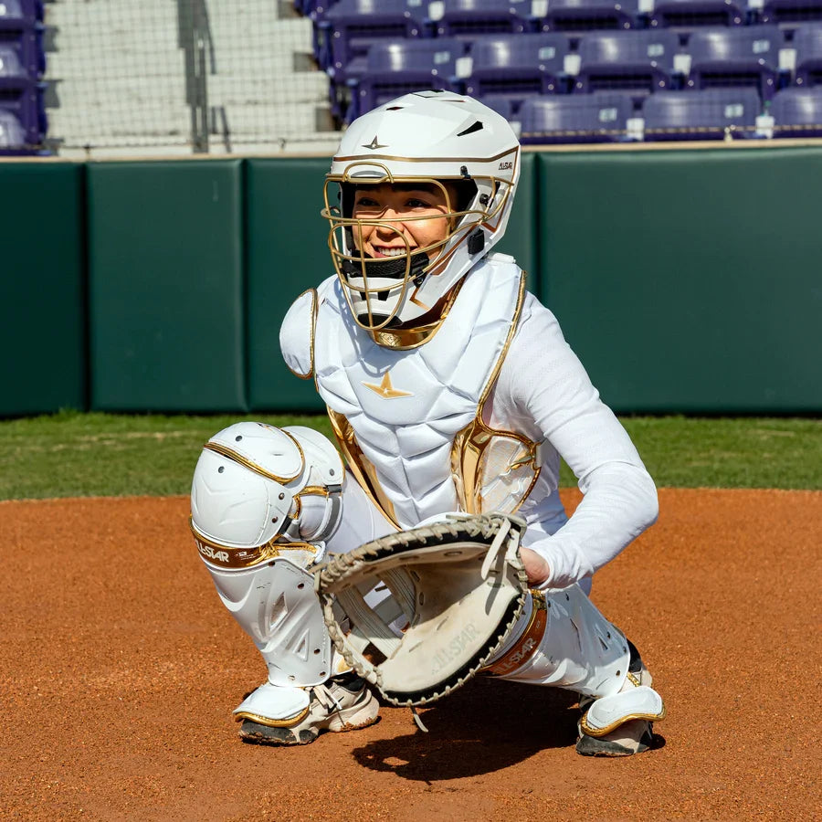 All-Star PHX Fastpitch Catchers Kit - Gold Diamond Collection – Product View | Smash It Sports | pro
