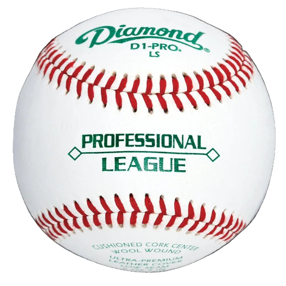 Diamond Sports Professional Baseballs: D1-PRO-LS – Product View | Smash It Sports | leather, seam