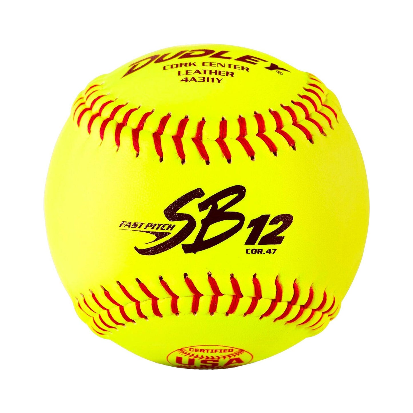 Dudley 12" USASB SBC Fastpitch Softballs - 4A311Y - Smash It Sports