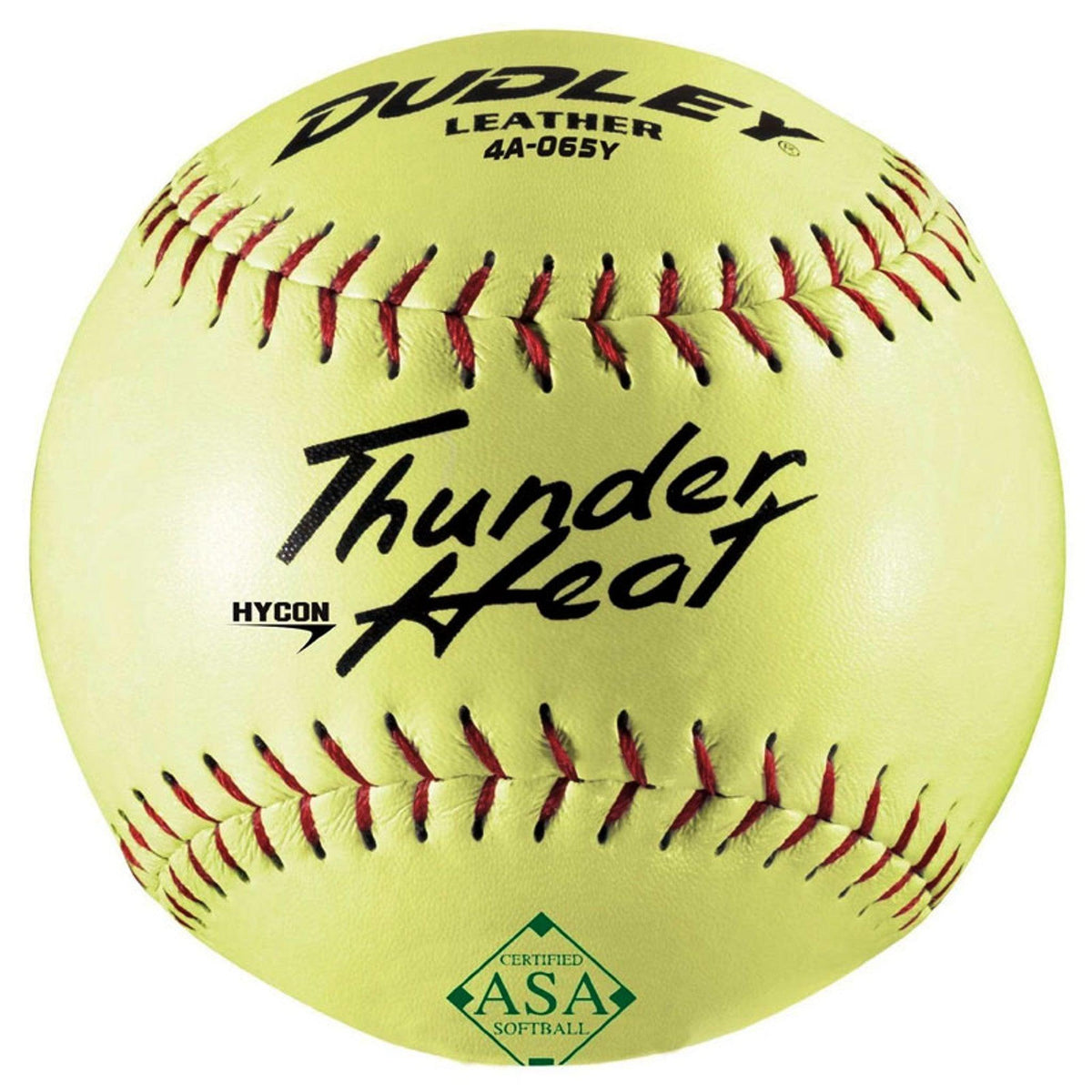 Dudley Thunder Heat Hycon USA/ASA 12" 52/300 Slowpitch Softballs 4A-065Y – Product View | Smash It Sports