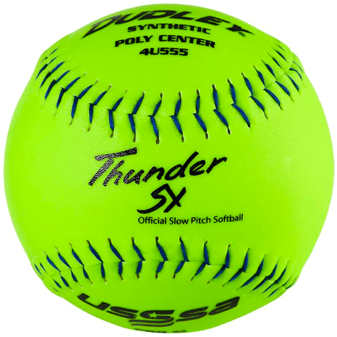 Dudley Thunder SY Synthetic Pro-M 44/375 USSSA 12" Slowpitch Softballs - 4U555 - Smash It Sports