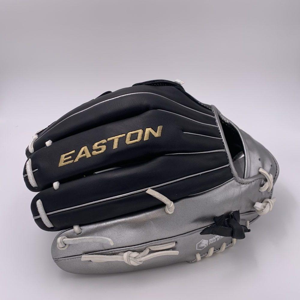 Easton El Jefe Metallic Series-Black/Metallic Silver-14" Slowpitch Glove – Second View | Smash It Sports