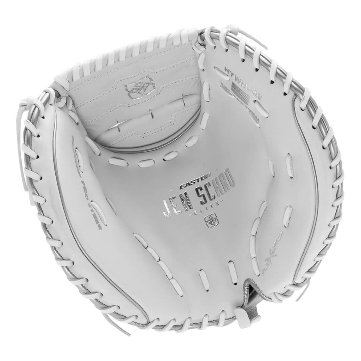 Easton Elite Jen Schroeder 33" Fastpitch Catcher's Mitt - MYWHY-29 – Product View | Smash It Sports | leather, steerhide, pro