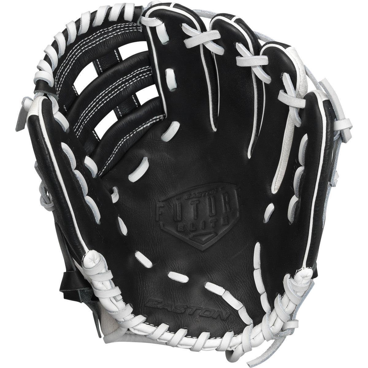 Easton Future Elite 11? Baseball Fielding Glove - FE11 Black/White – Second View | Smash It Sports