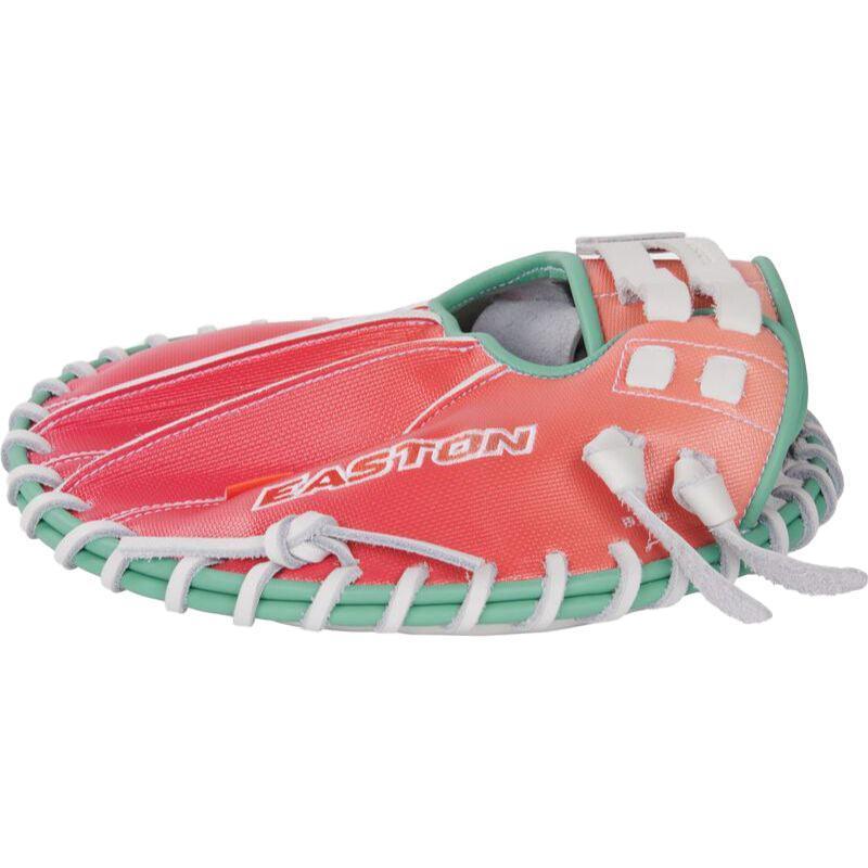 Easton Jen Schro Fastpitch Flat Training Catcher's Mitt/Glove – Product View | Smash It Sports