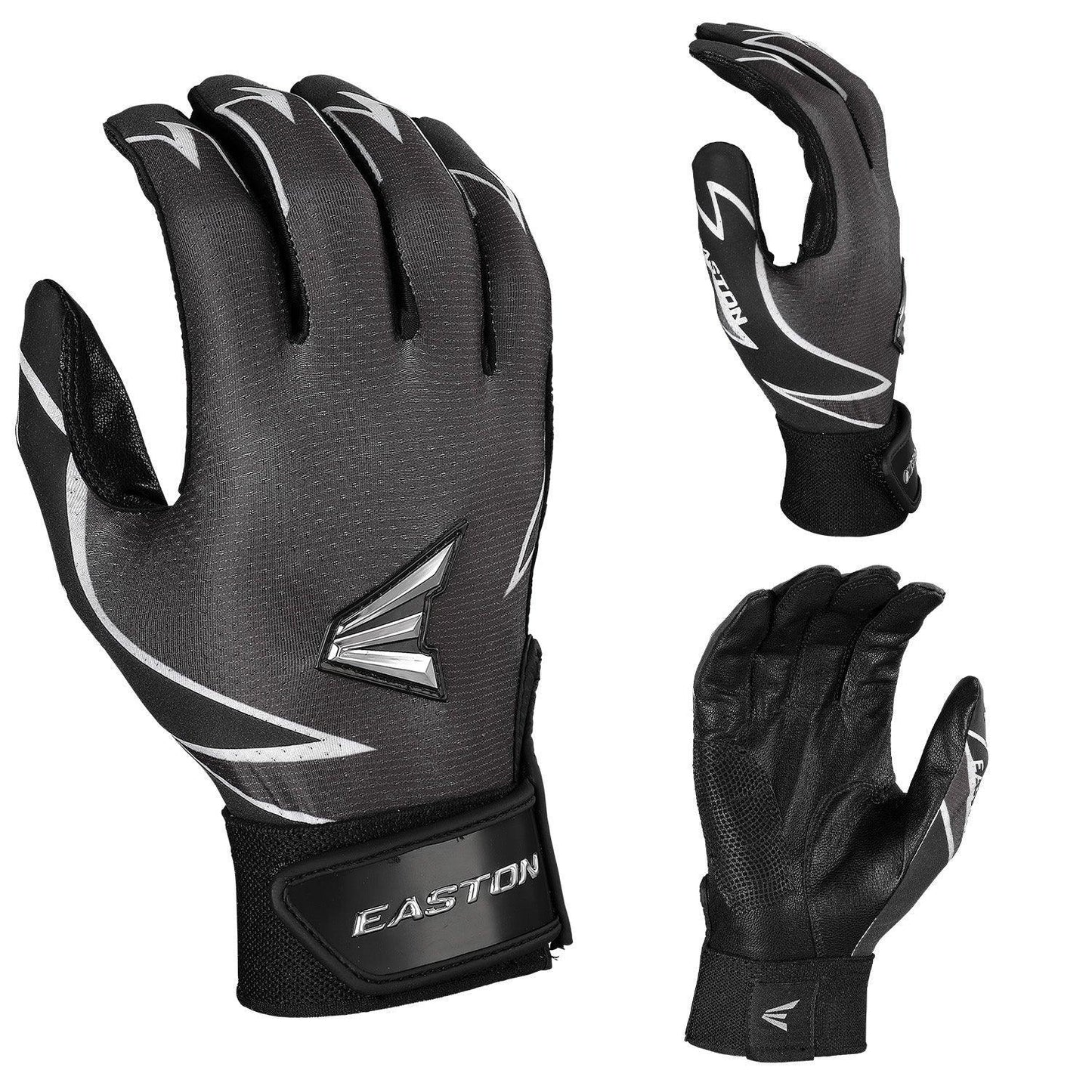 Easton Pro Series Slowpitch Batting Gloves - Black ā Primary View | Smash It Sports