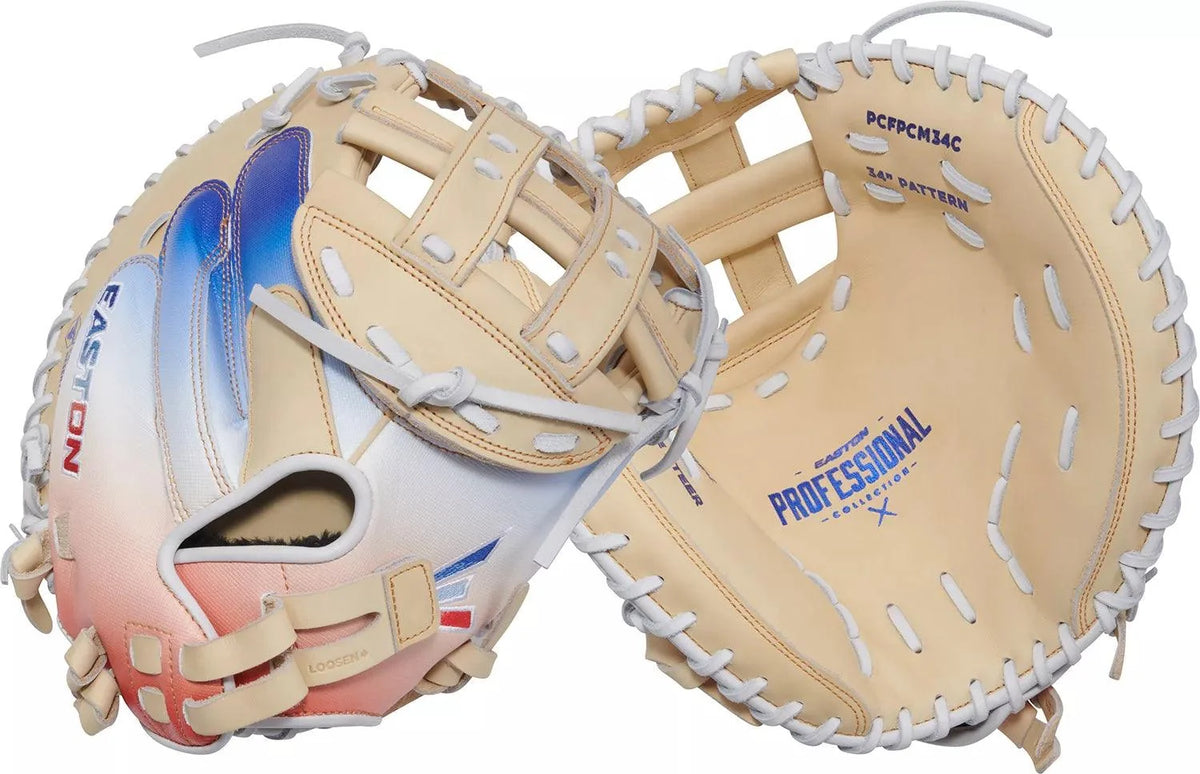 Easton Professional Collection Color Splash 2.0 34" Fastpitch Catchers Mitt/Glove - PCFPCM34C – Product View | Smash It Sport
