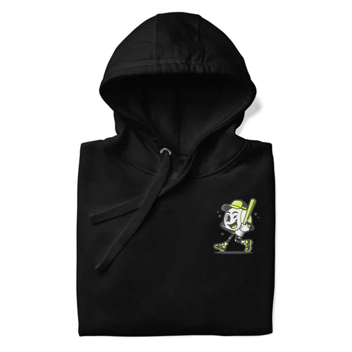 Element Fleece Hoodie - Smashie (Black/Volt) – Product View | Smash It Sports | premium, pro, sport