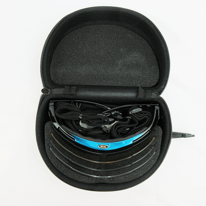 Gator Gear Multi-Lens Sunglasses Kit - Blue/Black (w/ Prescription Lens Insert) – Specs Overview | Smash It Sports