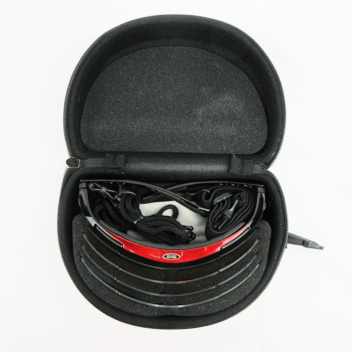 Gator Gear Multi-Lens Sunglasses Kit - Red (w/ Prescription Lens Insert) – Specs Overview | Smash It Sports