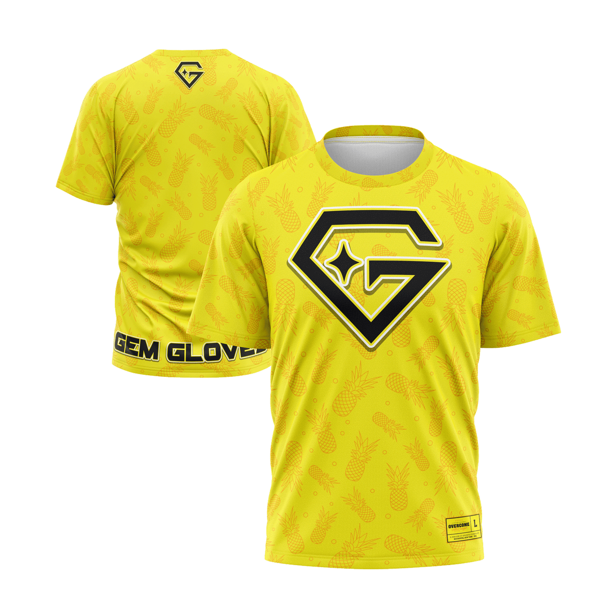 Gem Gloves Short Sleeve Shirt - Pineapple Drop – Specs Overview | Smash It Sports