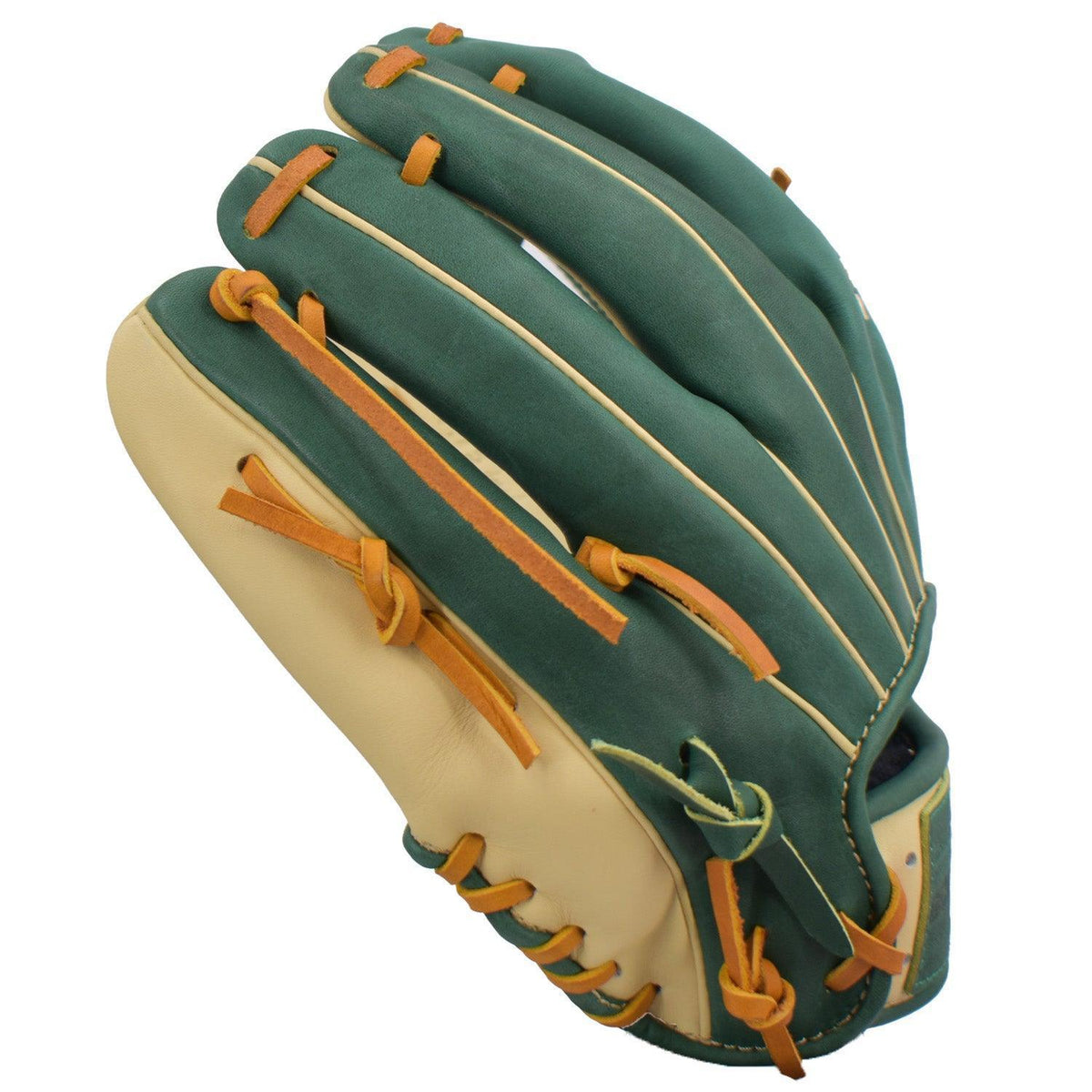 Gem Gloves 11.75" Baseball Fielding Glove - GEM034 Forest – Product View | Smash It Sports | leather, kip, pro