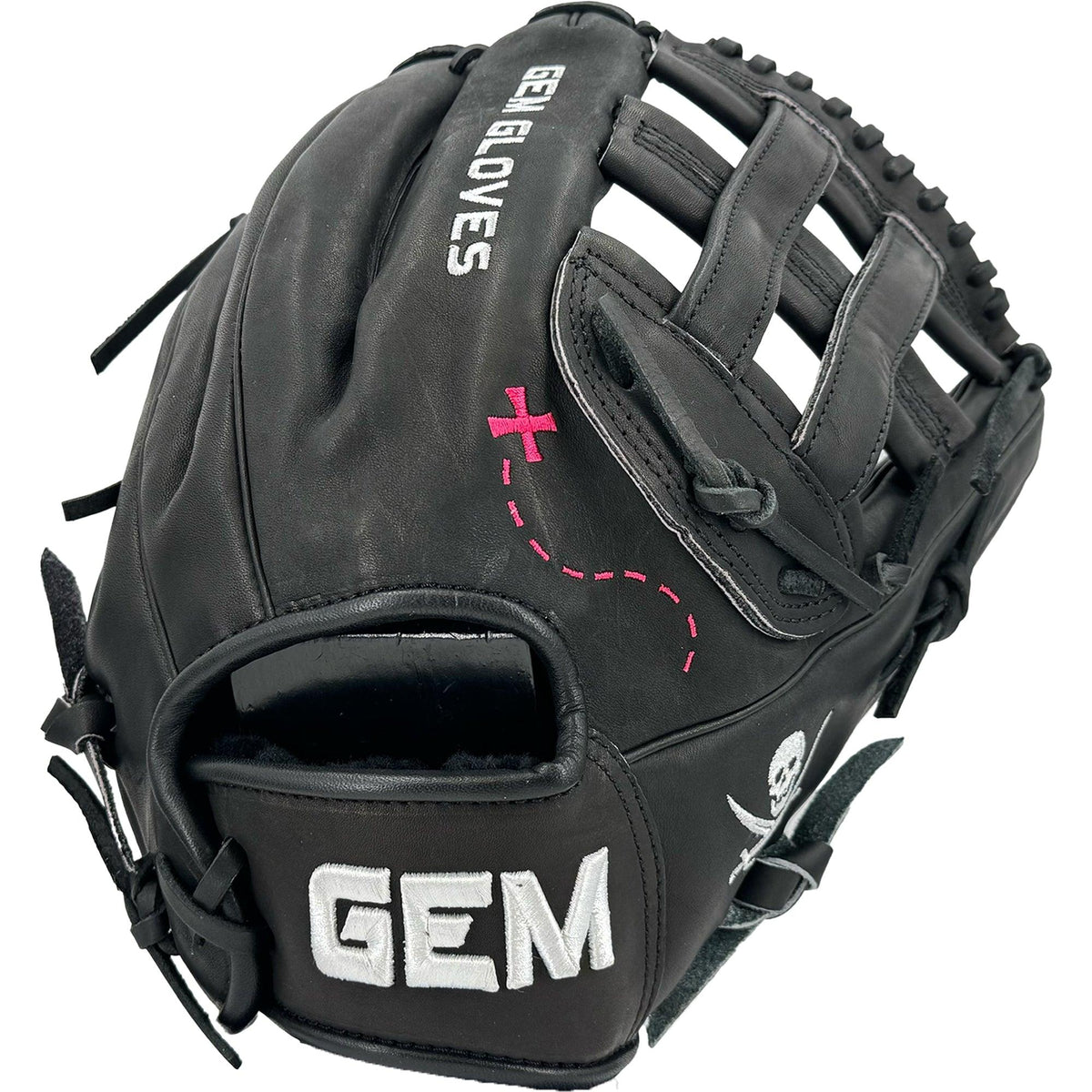 Gem Gloves Baseball Fielding Glove - GEM045 Pirates Treasure – Product View | Smash It Sports | leather, kip, pro
