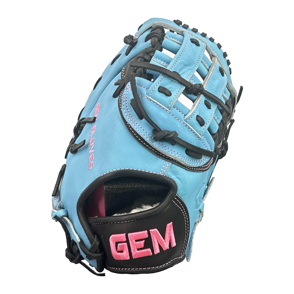 Gem Gloves Baseball First Base Mitt/Glove - GEM058 – Product View | Smash It Sports | leather, kip, pro