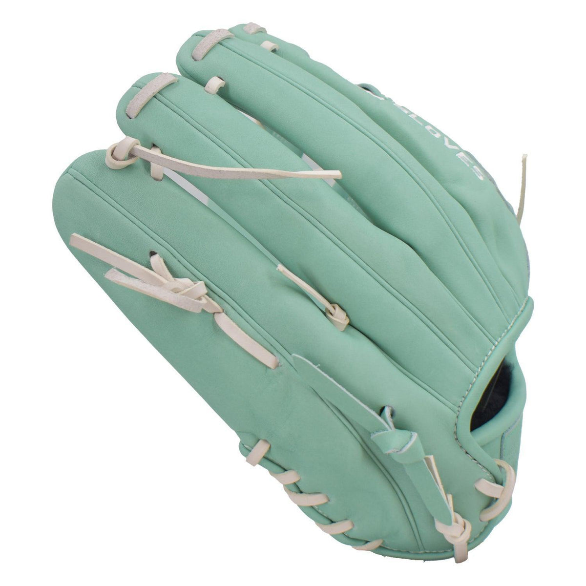 Gem Gloves Softball Fielding Glove - GEM007 (Mint) ā Product View | Smash It Sports | leather, kip, pro