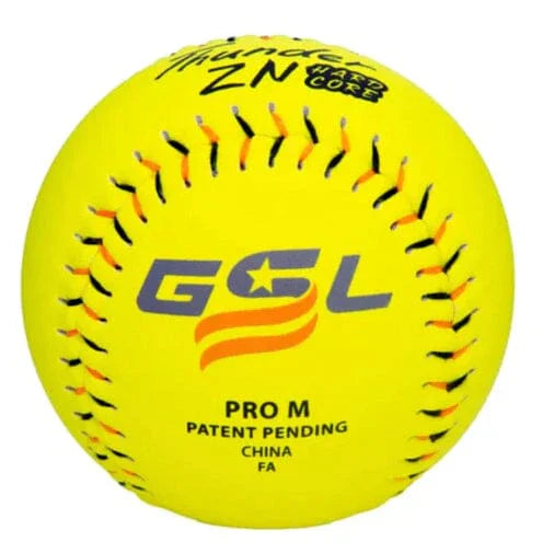 Dudley Thunder ZN Hardcore 44/375 GSL 11" Slowpitch Softballs - 4GSLH11