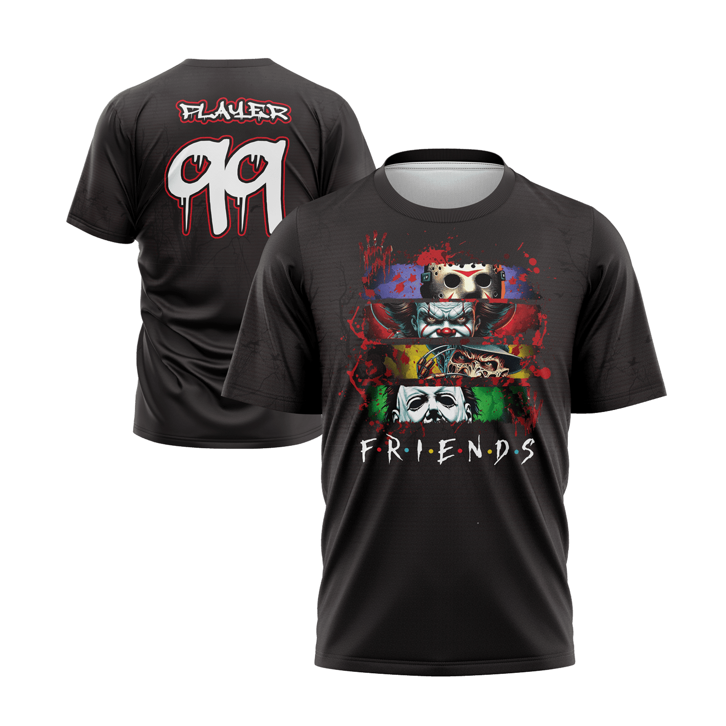 Halloween Friends Short Sleeve Jersey (Customized Buy-In) – Specs Overview | Smash It Sports | pro