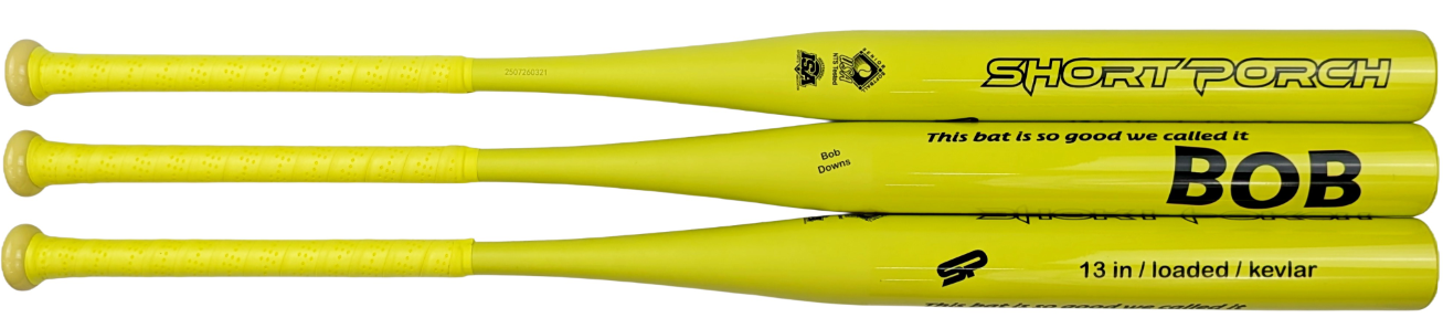 2025 Short Porch The BOB Kevlar Bob Downs Signature Model - OG Spin Tech 1-Piece SSUSA Senior Slowpitch Softball Bat – Specs