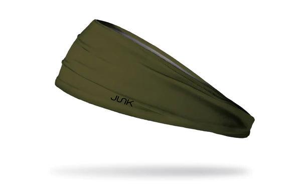 Junk Headband OD Green - Big Bang Lite – Primary View | Smash It Sports | The JUNK Big, Bang Lite Headband, Carefully