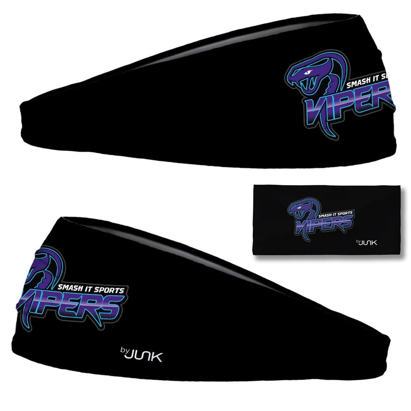 Junk Headband Vipers - Big Bang Lite - Black – Product View | Smash It Sports | pro