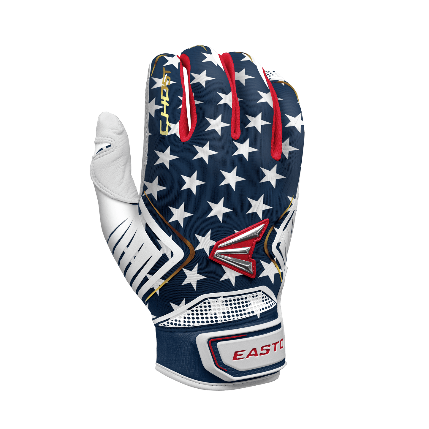 Limited Edition Easton Ghost Ladies Fastpitch Batting Gloves-Stars and Stripes – Specs Overview | Smash It Sports