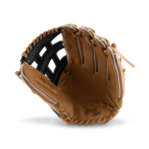 Marucci Capitol 12.75" Baseball Fielding Glove - MFG3CP98R3-TF/BK – Specs Overview | Smash It Sports | leather, kip, pro
