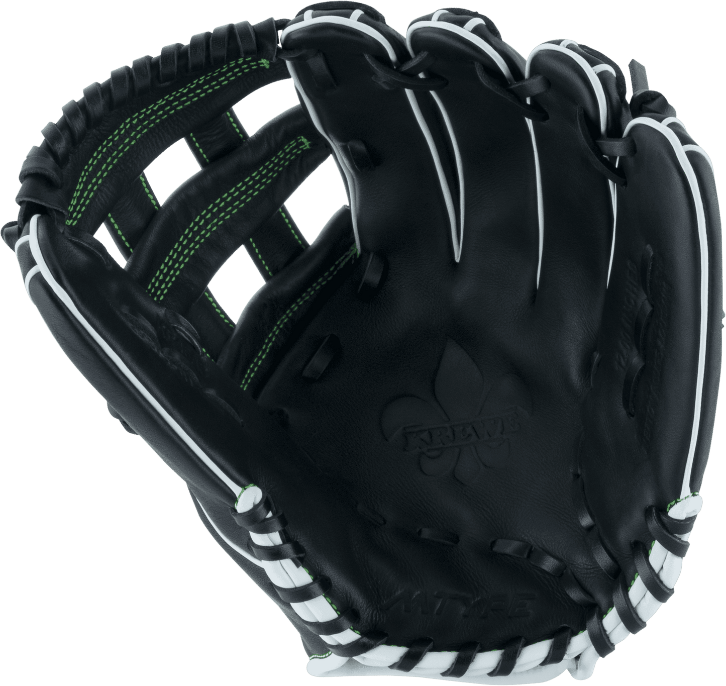 Marucci Krewe 12" Baseball Fielding Glove - MFG3KR45A3-BK/NG – Specs Overview | Smash It Sports | leather, cowhide, pro