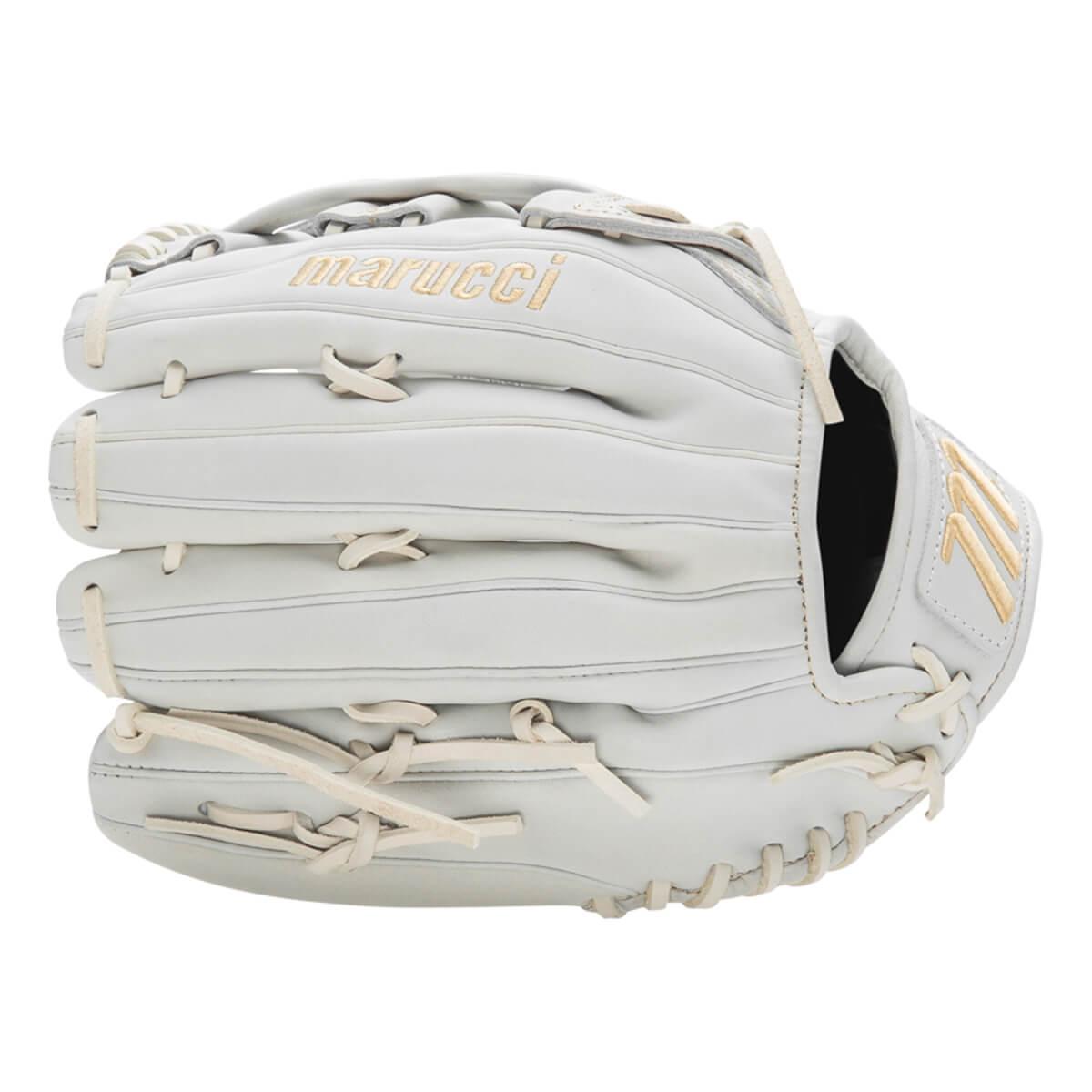 Marucci Magnolia 12.75" Fastpitch Softball Glove - MFGMGM98R3FP-W – Product View | Smash It Sports | leather, steerhide, pro