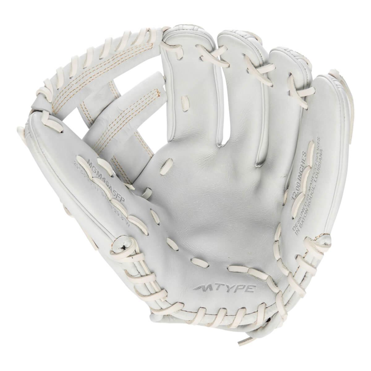 Marucci Magnolia 12" Fastpitch Softball Glove - MFGMGM45A5FP-W – Product View | Smash It Sports | leather, steerhide, pro