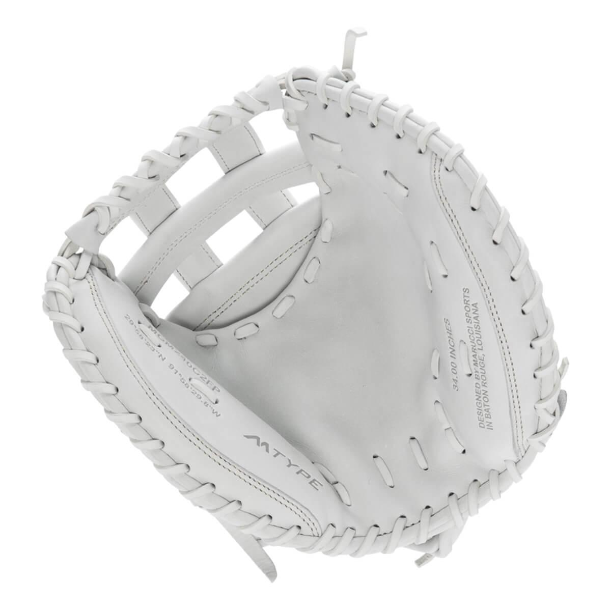 Marucci Magnolia 34" Fastpitch Softball Catcher's Mitt/Glove - MFGMGM240C2FP-W – Product View | Smash It Sports | leather, st