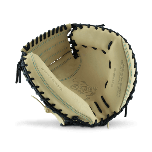 Marucci Oxbow M Type 33.5" Baseball Catcher's Glove/Mitt - MFG3OX235C1-CM/BK-RT – Specs Overview | Smash It Sports | leather,