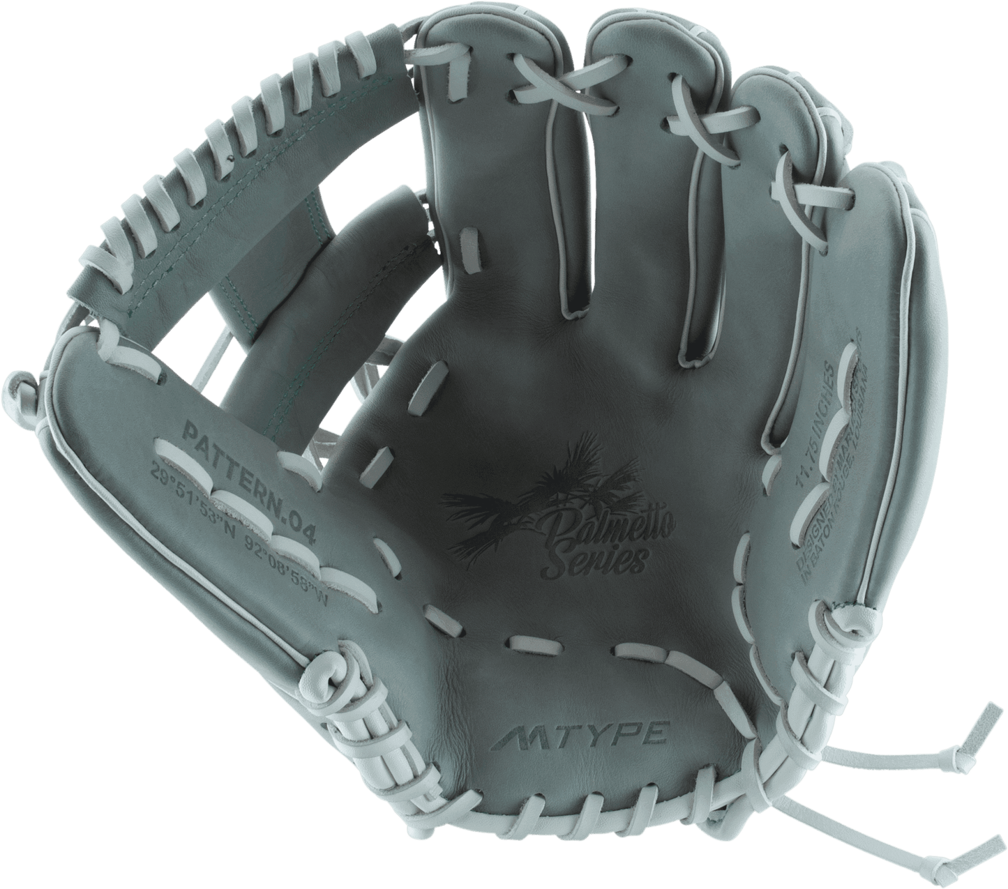 Marucci Palmetto 11.75" Fastpitch Softball Glove - MFG3PL44A2FP-GY – Specs Overview | Smash It Sports | leather, steerhide, p