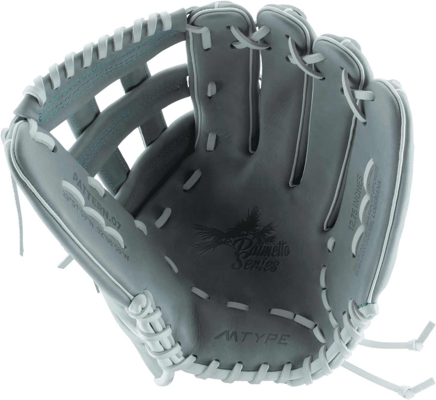 Marucci Palmetto 12.75" Fastpitch Softball Glove - MFG3PL78R3FP-GY – Specs Overview | Smash It Sports | leather, steerhide, p