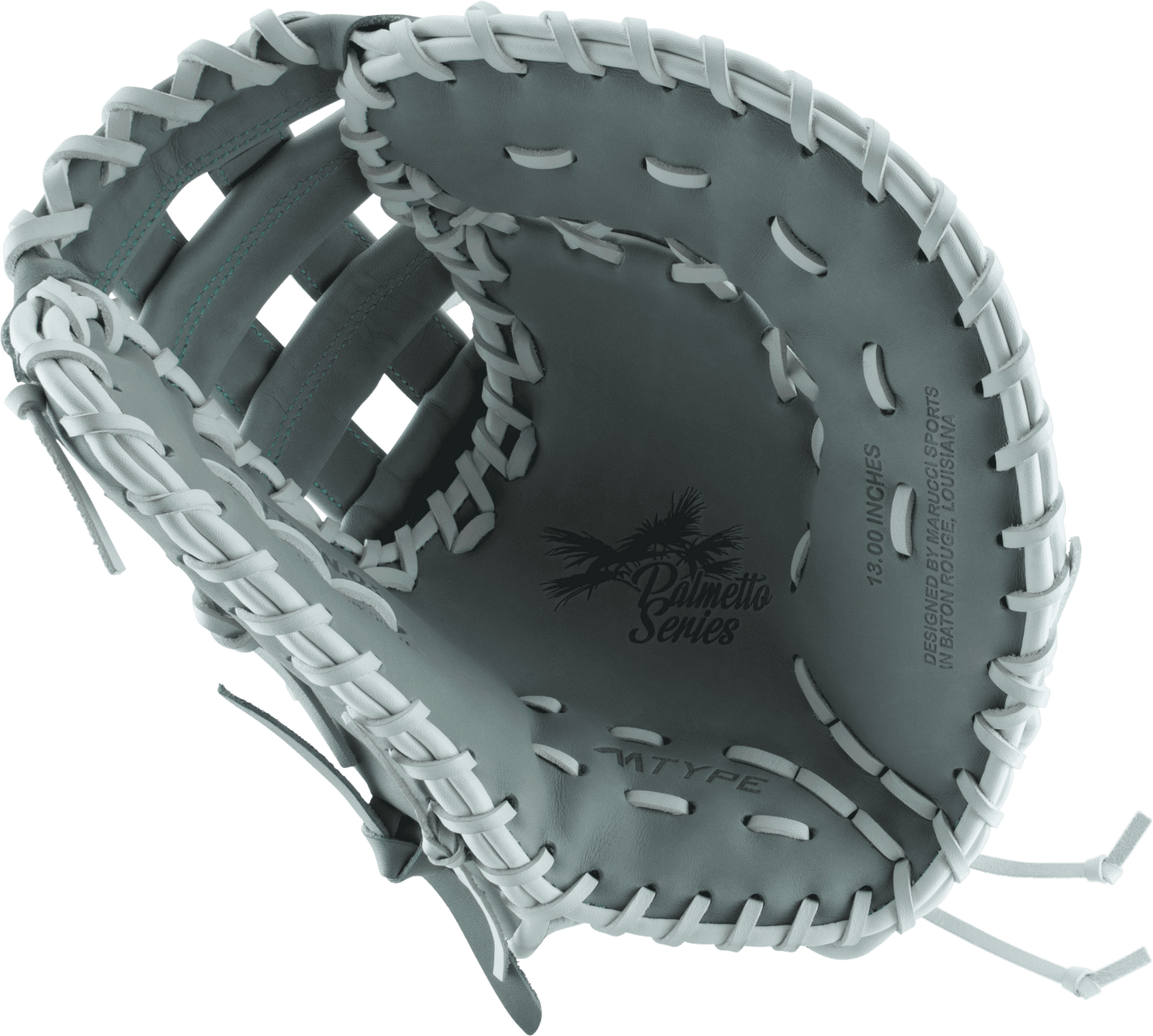 Marucci Palmetto 13" Fastpitch Softball First Base Mitt/Glove - MFG3PL39S2FP-GY – Specs Overview | Smash It Sports | leather,