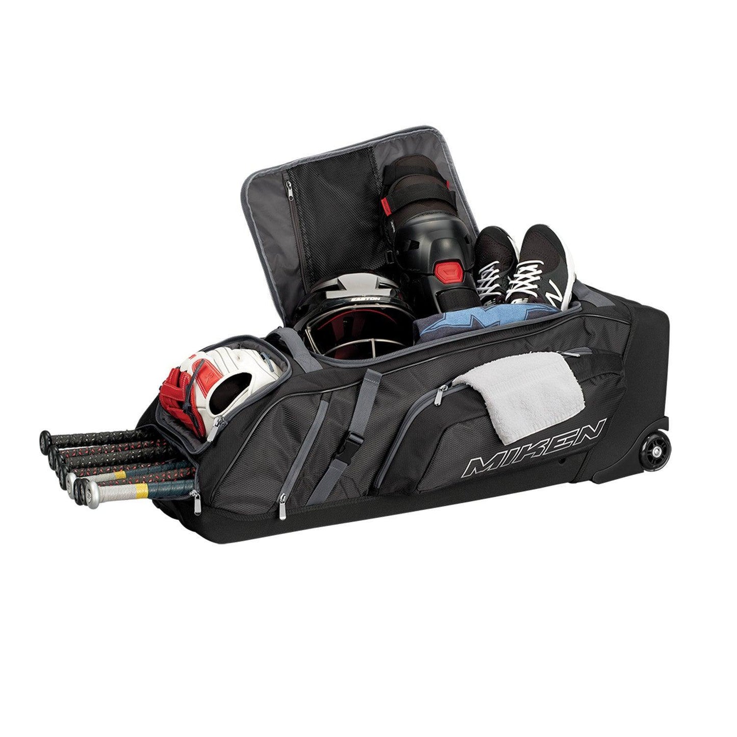 Miken Deluxe Slowpitch Wheeled Roller Bag – Second View | Smash It Sports