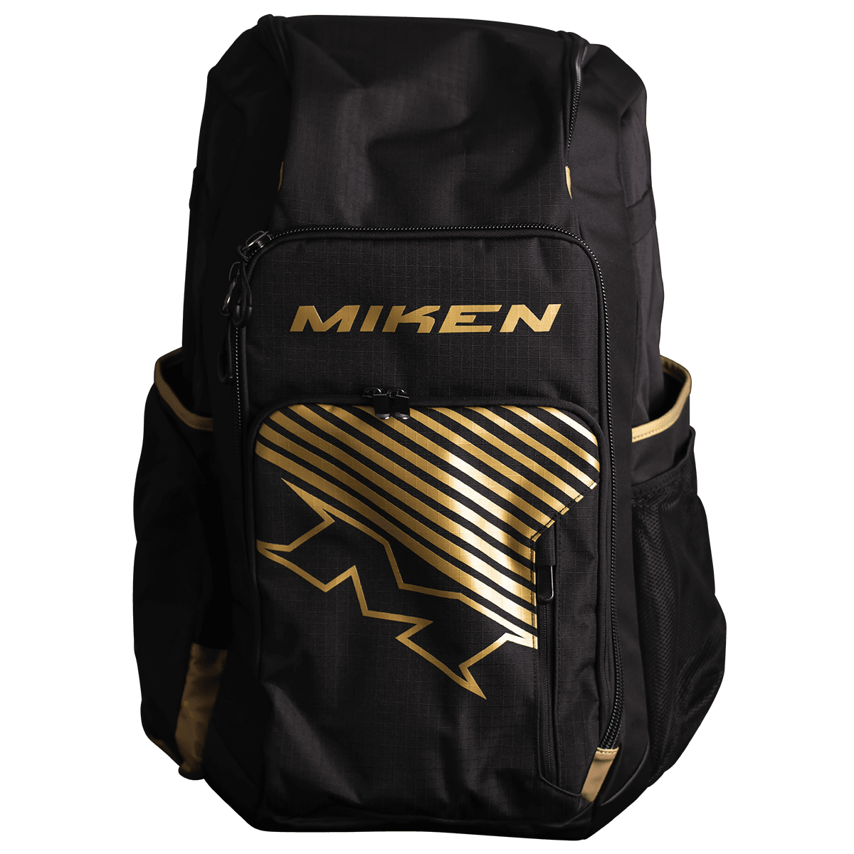 Miken Gold Edition Deluxe Slowpitch Back Pack Bag - M-DLUXBP-BKGO – Specs Overview | Smash It Sports | pro, pocket