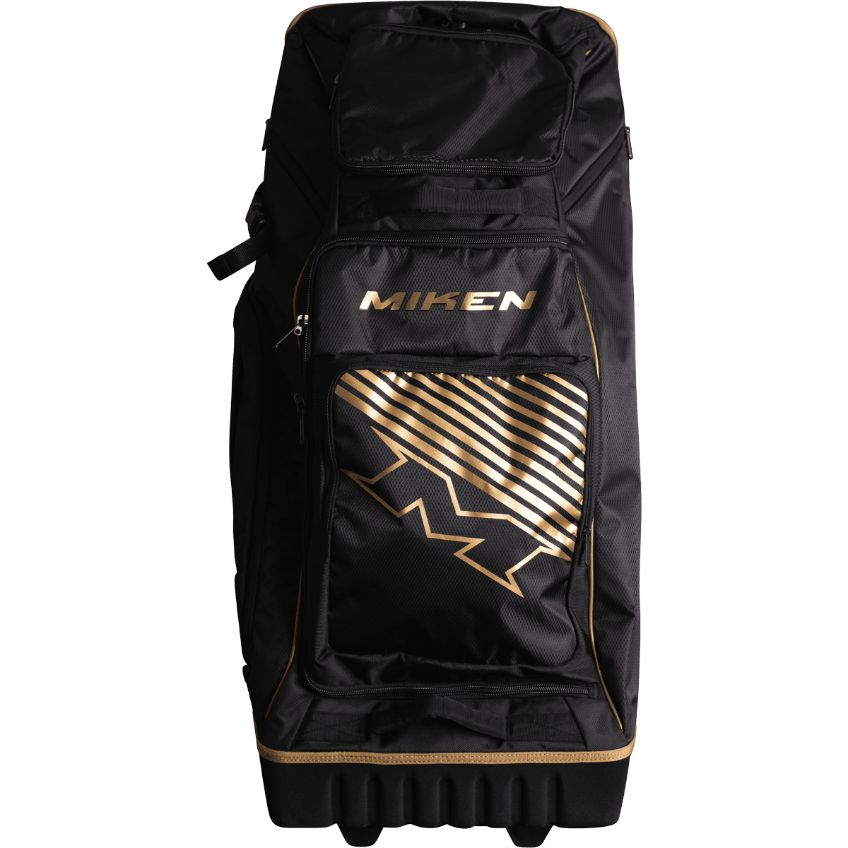 Miken Gold Edition Deluxe Slowpitch Wheeled Roller Bag - M-DLUXWB-BKGO – Specs Overview | Smash It Sports