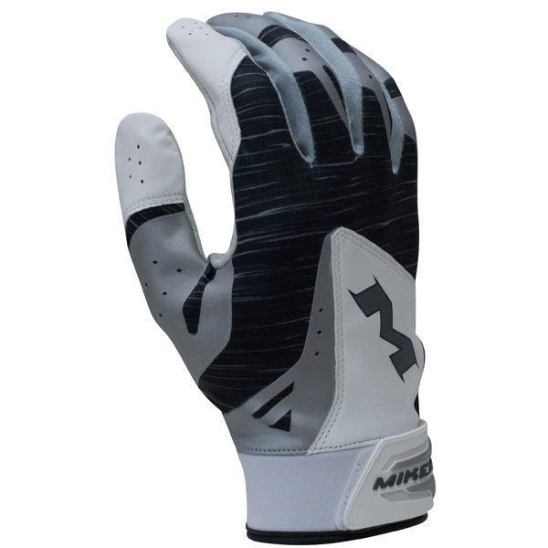 Miken Pro Adult Batting Gloves (Black) MBGL18-BLK – Primary View | Smash It Sports | Miken, Pro Series, Comes