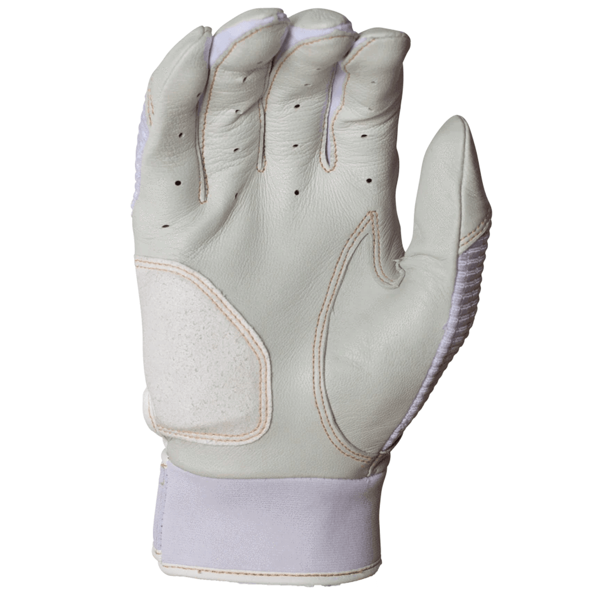 Miken Pro MK7X Gold Batting Gloves - MBGGLD-WHT – Specs Overview | Smash It Sports | Treated, Palm, Sold