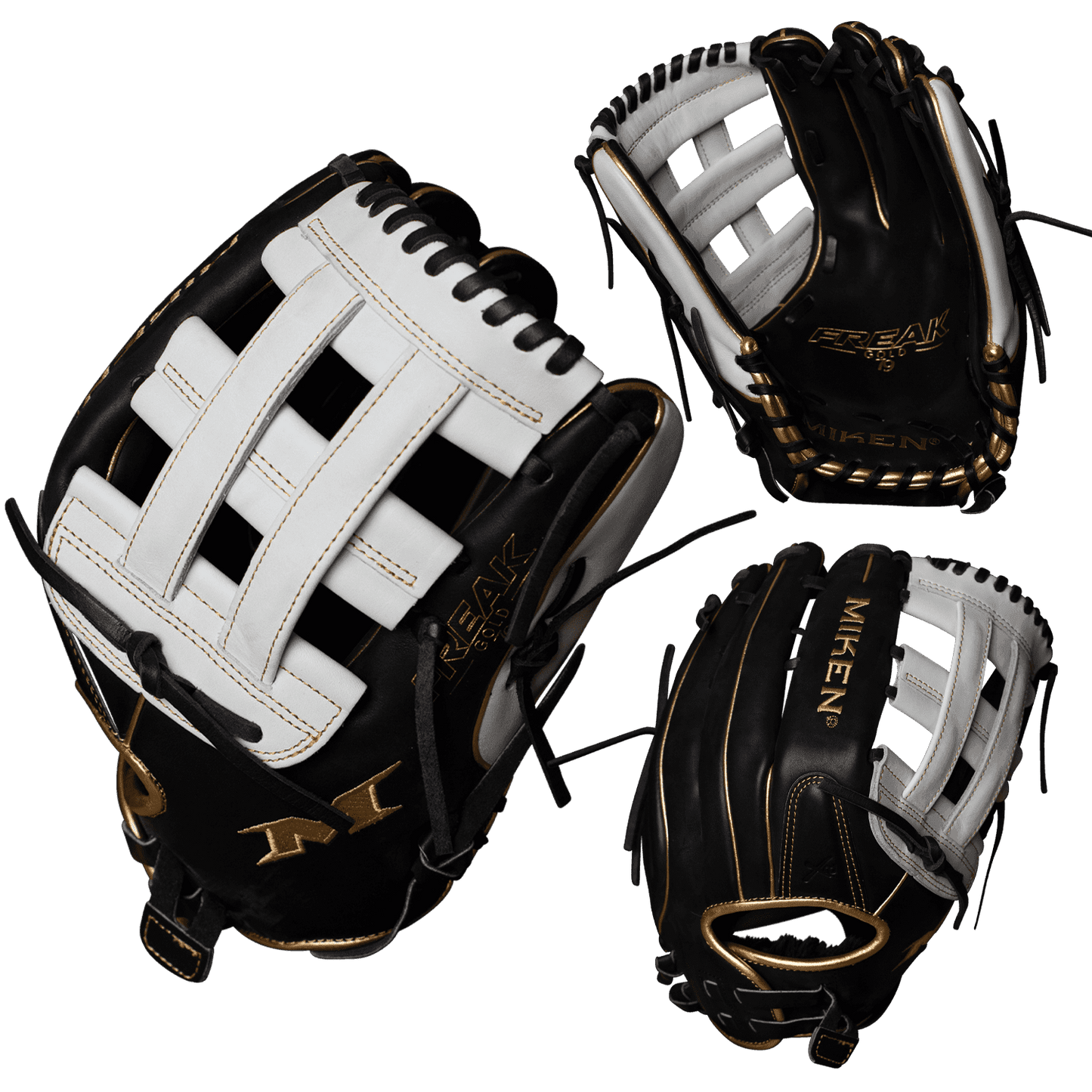 Miken Pro Series 15" Slowpitch Fielding Glove - FREAK Gold - PRO150-BWG – Specs Overview | Smash It Sports