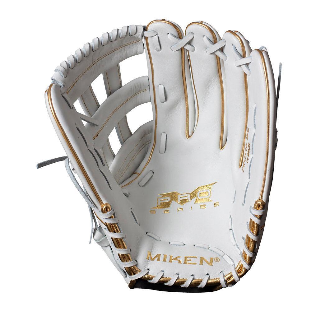 Miken White Gold PRO Series 13" Slowpitch Fielding Glove - PRO130-WG – Second View | Smash It Sports